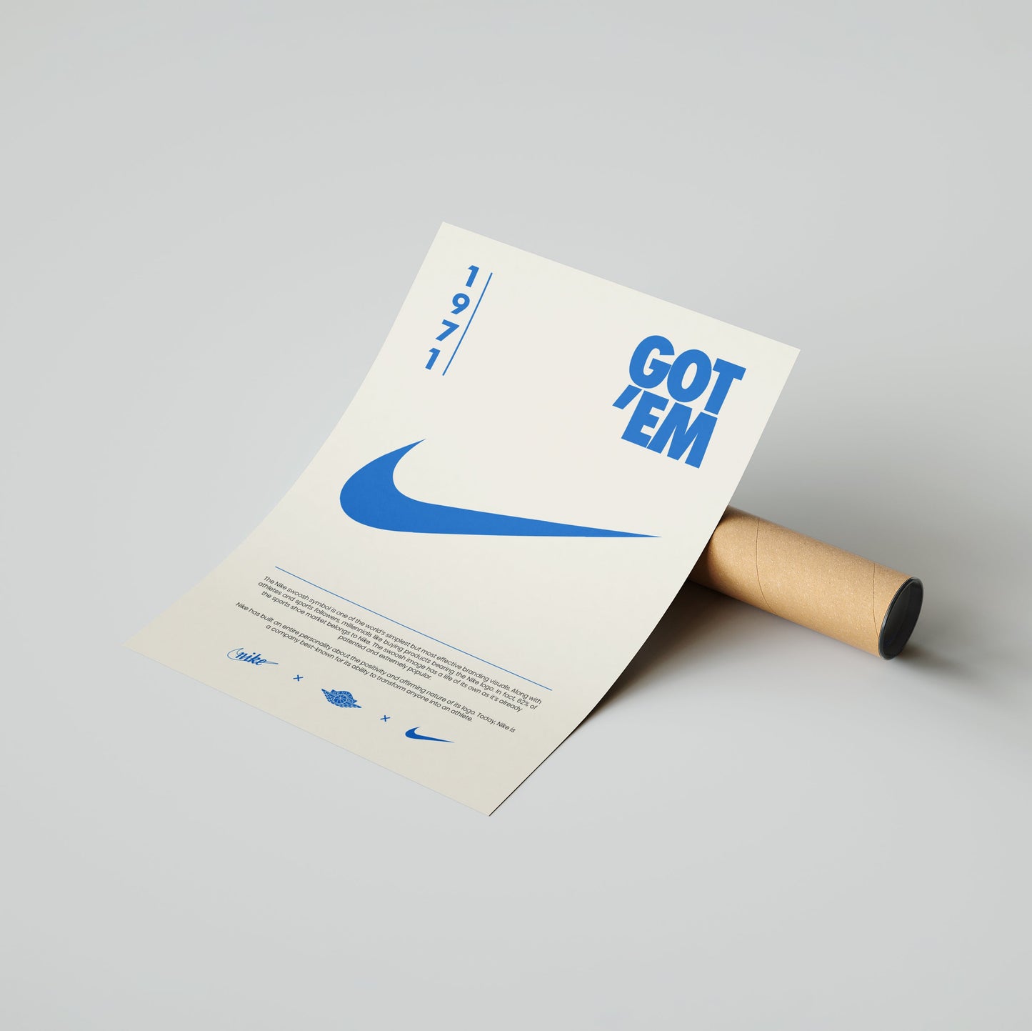 Logo 1971 Beige Blue