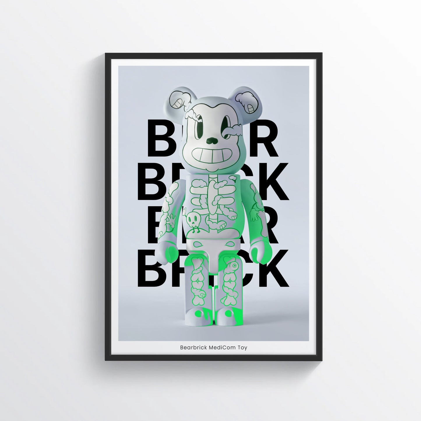 Bearbrick Green Glow