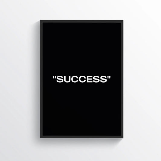 "SUCCESS" Black