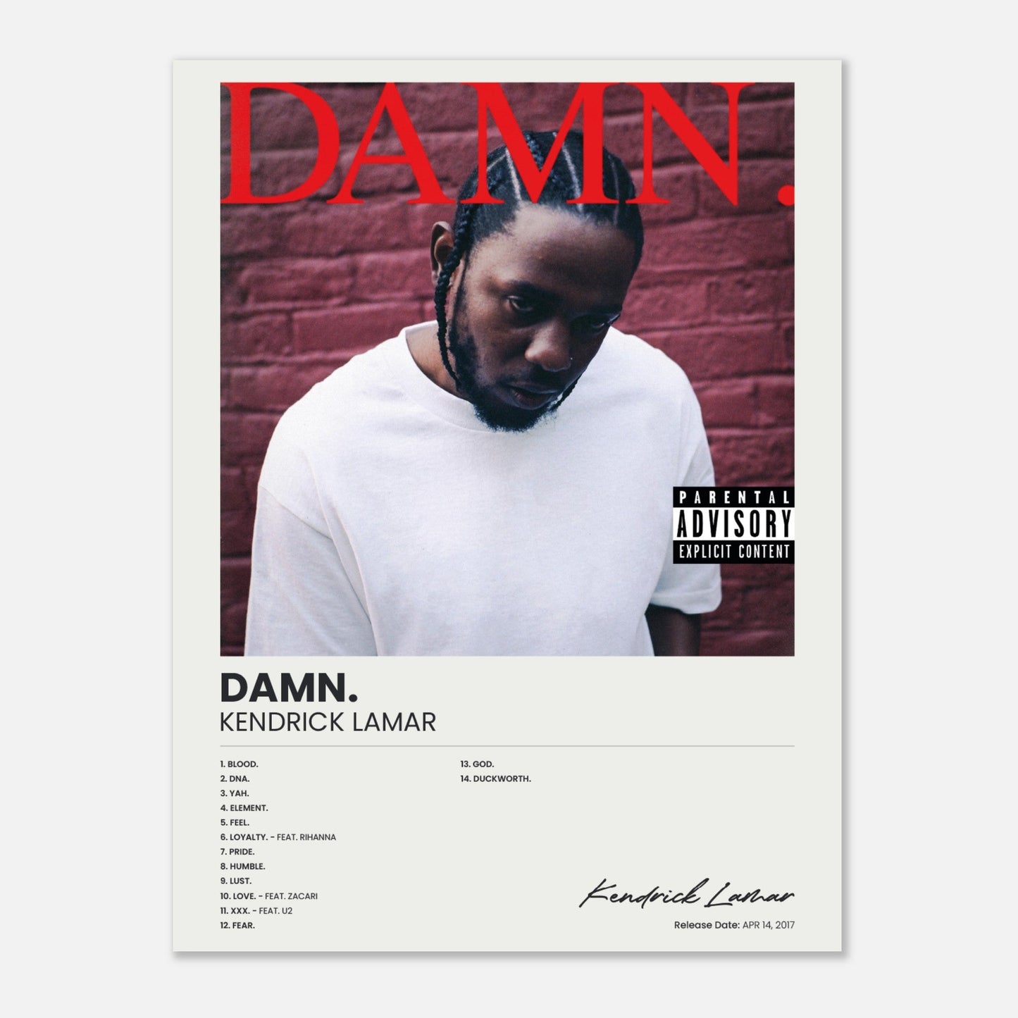 DAMN. - Kendrick Lamar