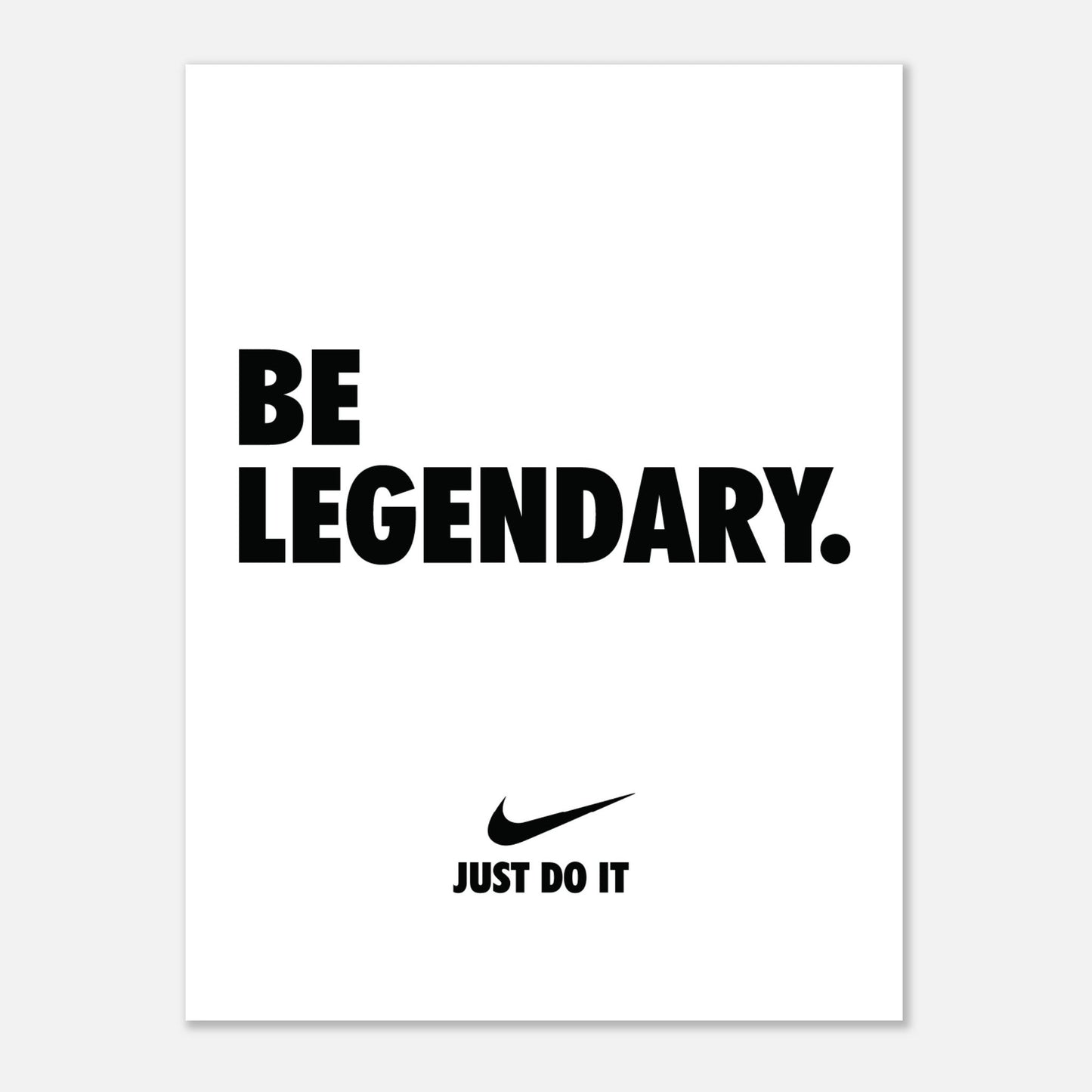 BE LEGENDARY White