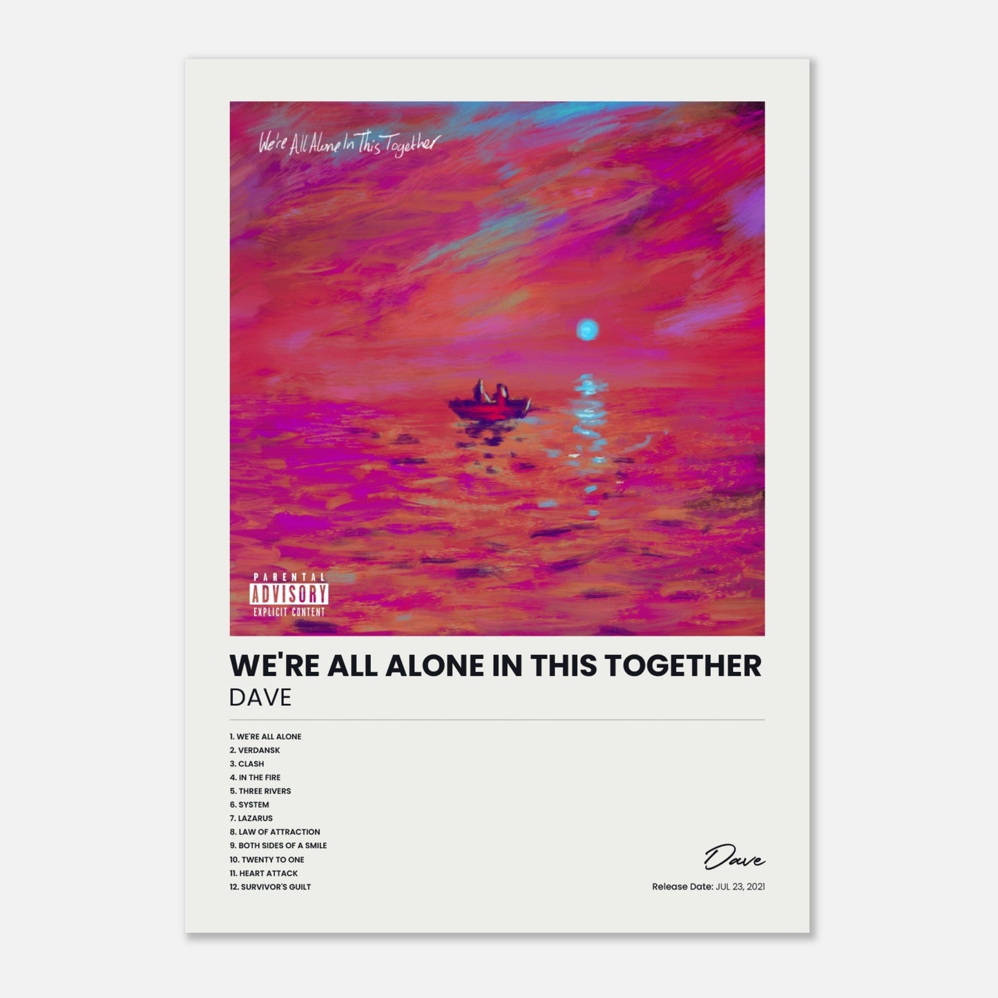 We're All Alone In This Together - Dave