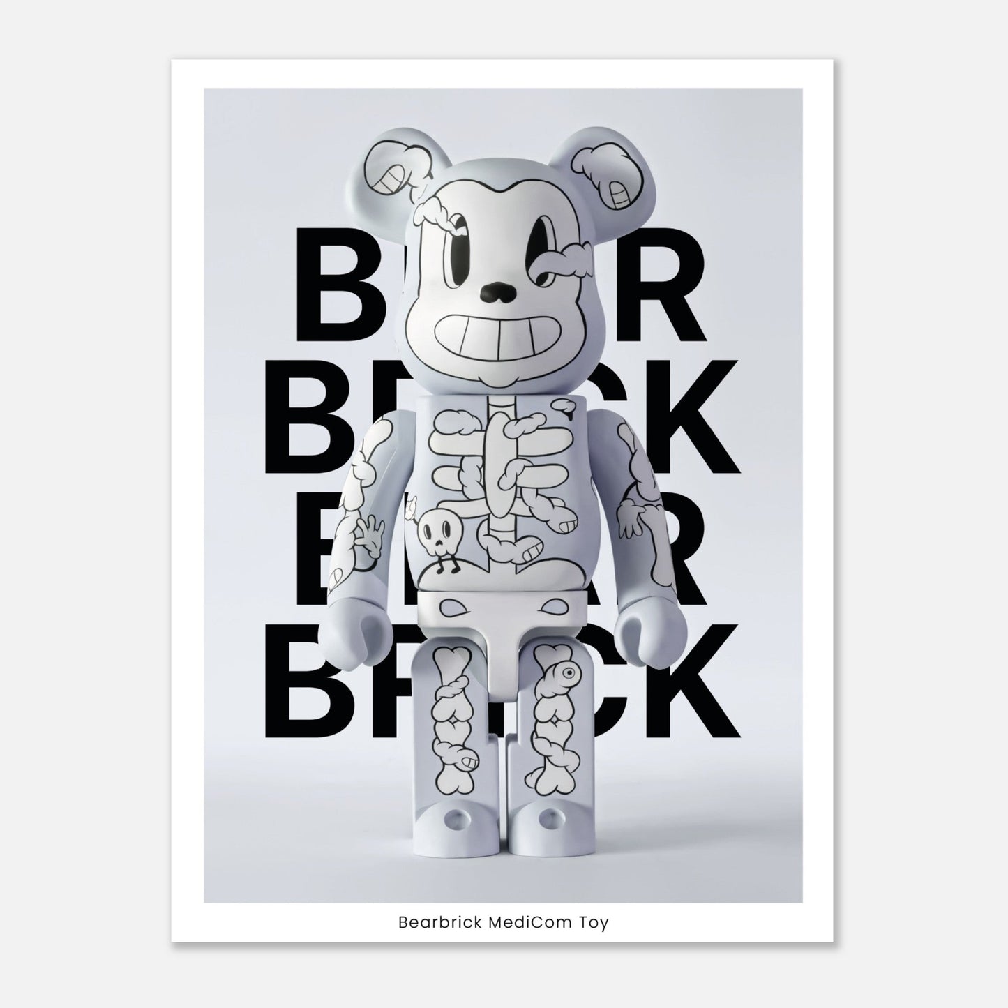 Bearbrick Grey