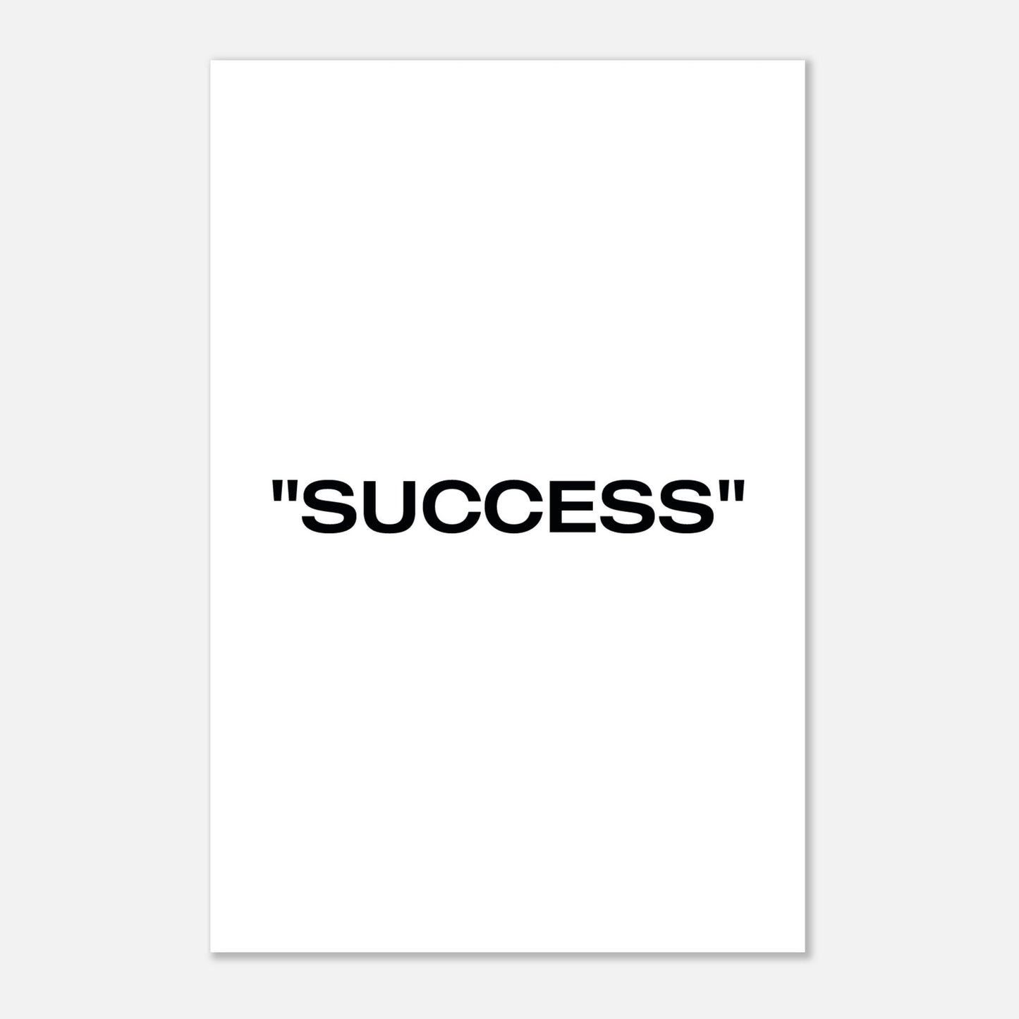 "SUCCESS" White