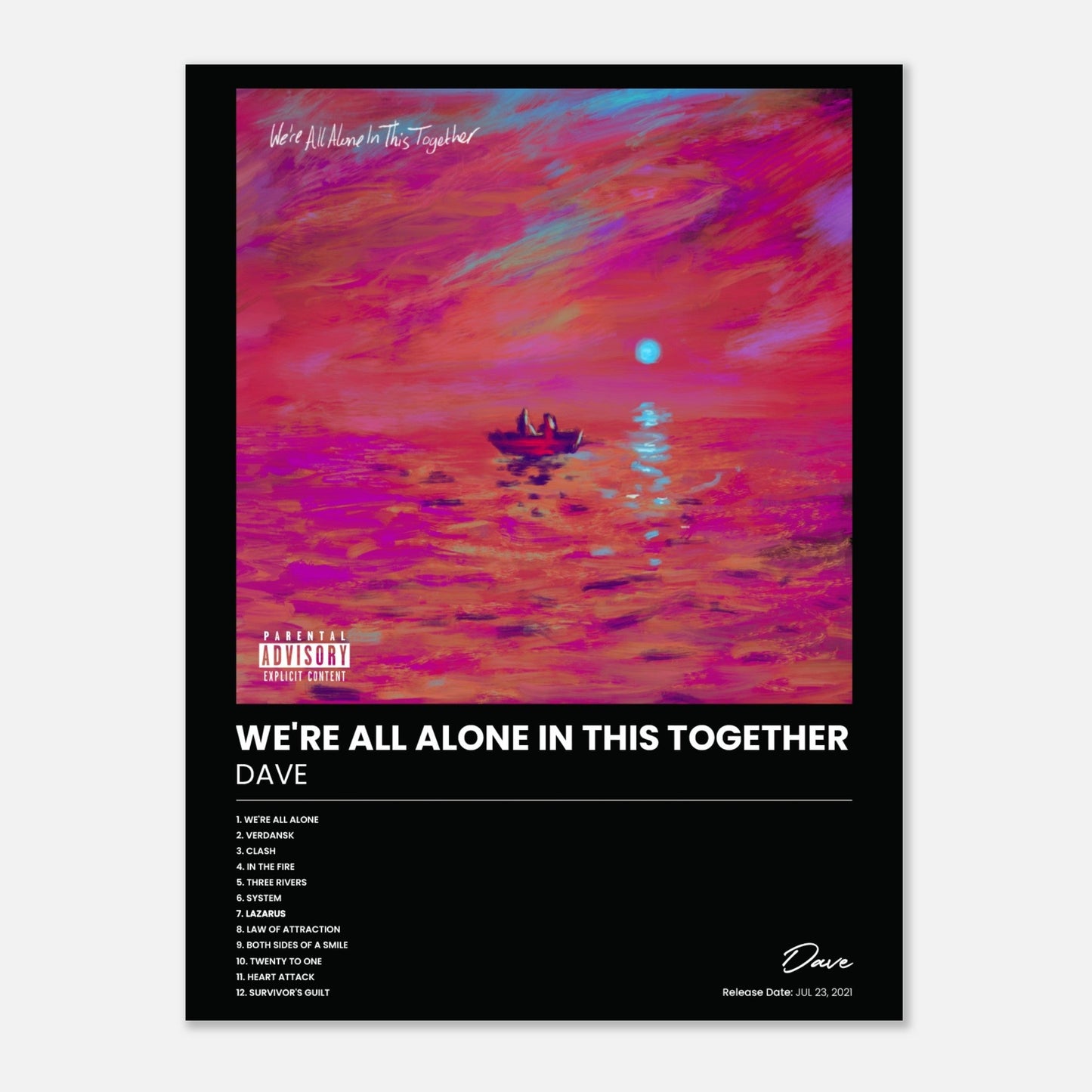 We're All Alone In This Together - Dave