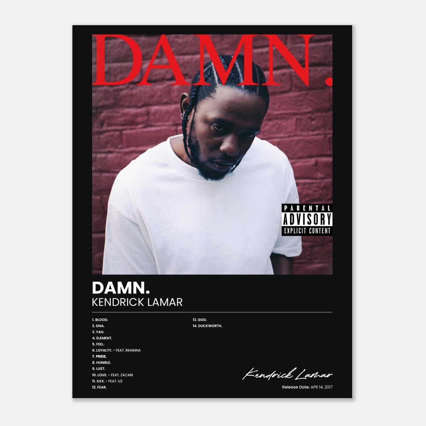 DAMN. - Kendrick Lamar